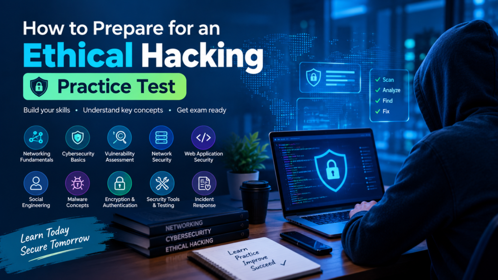how to prepare ethical hacking practice test